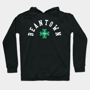 Boston Beantown Clover Basketball Fan T-Shirt: Show Your Pride for Boston & Hoops Hoodie